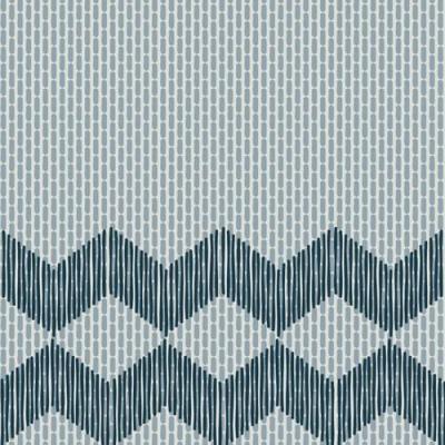 Zigzag Half Blue