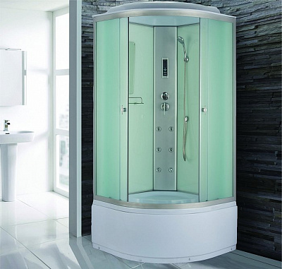 Душевая кабина Niagara Classic NG-3319-14 100x100x220 с гидромассажем стекло матовое