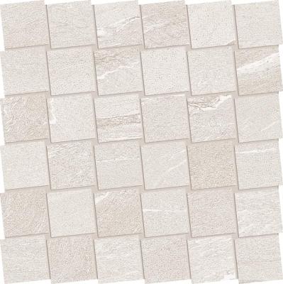 Mosaico Dado Martellata White Naturale 30x30