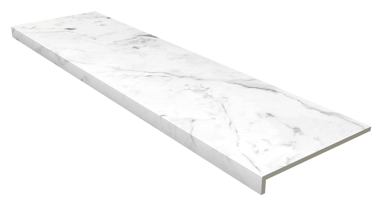 Ступень фронтальная Anti-Slip Rect. Carrara Blanco