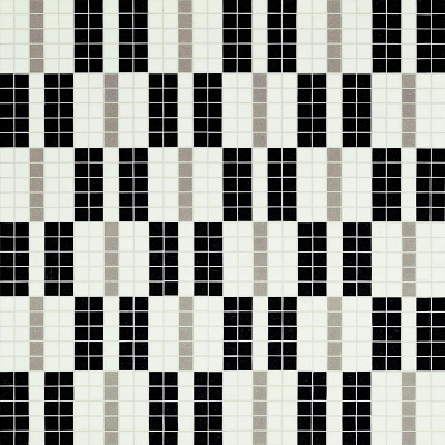 Мозаика Decori 20 Alternance Noire Blanc 64.7x64.7