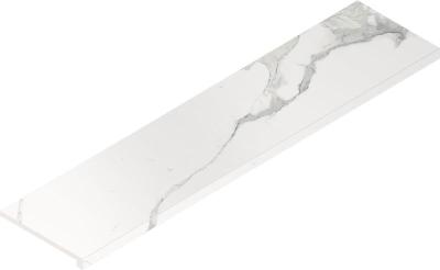 Italon Stellaris Statuario White Scalino Angulo Dx 33x120