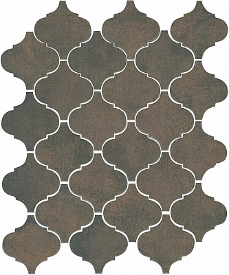 Плитка Арабески котто коричневый 26х30