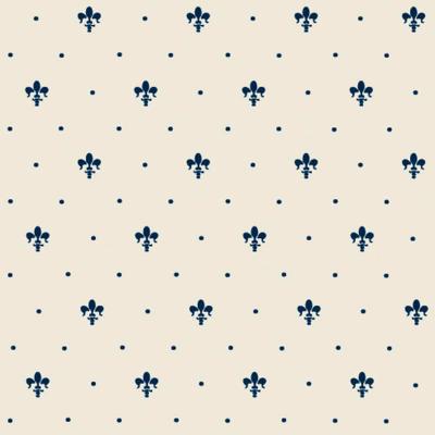 Giglio Blu Su Panna 20x20