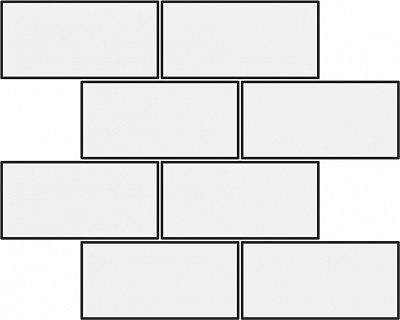 Мозаика BW Marble Fragment High-Glossy 6 mm Muretto Tessere 30x30