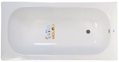 Стальная ванна Виз Donna Vanna DV-23901 120 см белая орхидея