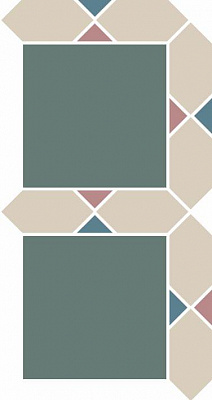 Декор Kaliningrad K-2 Sheet 19.6x39.3