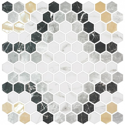 Мозаика Hex Geo Patterns 3 30.1x29 Мозаика Hex Geo Patterns 3 30.1x29