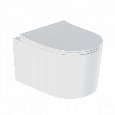 Унитаз подвесной Iddis Stone STORDSEi25 37 x 49 x 34 см безободковый с сиденьем Soft Close