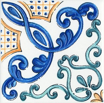 Декор Капри майолика 20х20