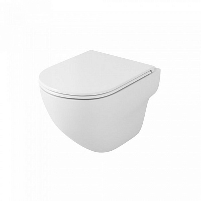 Унитаз подвесной OWL 1975 Wave Cirkel-H OWLT190801 безободковый с сиденьем с микролифтом Унитаз подвесной OWL 1975 Wave Cirkel-H OWLT190801 безободковый с сиденьем с микролифтом