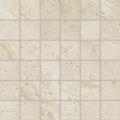 Provenza Unique Travertine Mosaico 5x5 Minimal Cream Naturale 30x30