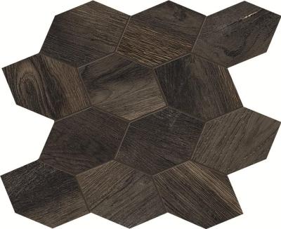 Mosaico Turtle Nero Bruciato 29.8x31.6