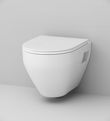 Унитаз подвесной Am.Pm Spirit 2.0 C701738WH белый без сиденья Унитаз подвесной Am.Pm Spirit 2.0 C701738WH белый без сиденья