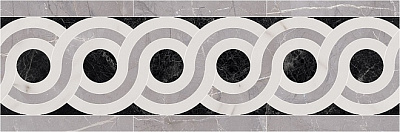 Бордюр Риальто серый 20х60