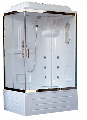 Душевая кабина Royal Bath RB 8100BP2-T-CH (прозрачное) R