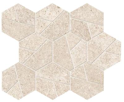 Ivory Mosaico Hex 25x28.5