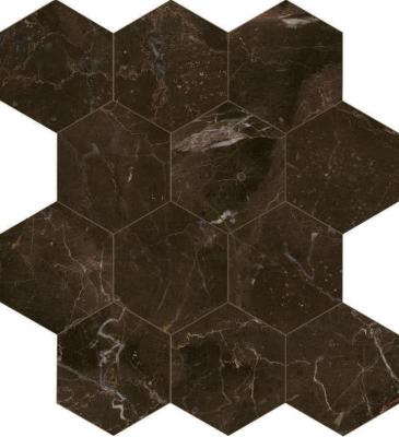 Emperador Composizione Esagono Lp 28.5x33