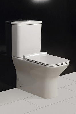 Унитаз-компакт BelBagno ROMANO полное примыкание к стене, P-trap Унитаз-компакт BelBagno ROMANO полное примыкание к стене, P-trap