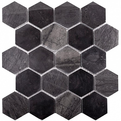 Мозаика Wild Stone Mosaic Hexagon Vbsp 64x74 30.5x30.5