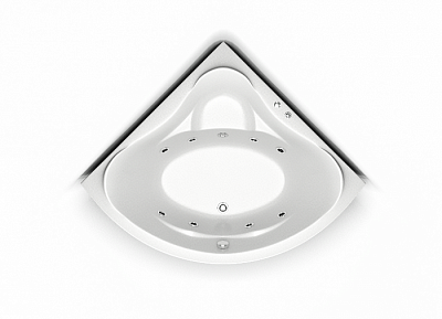 Гидромассажная ванна Bas Модена 150х150