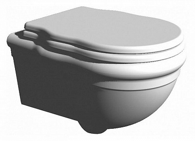 Унитаз подвесной ArtCeram Hermitage HEV010 01:00 белый