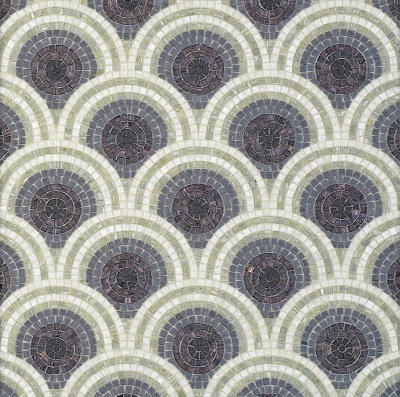 Мозаика Decori In Tecnica Artistica Loop Black 10x10 20.6x20.8