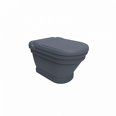 Унитаз подвесной Creavit Antik AN320-11BM00E-0000 базальт Унитаз подвесной Creavit Antik AN320-11BM00E-0000 базальт