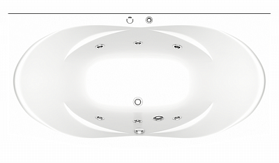 Гидромассажная ванна Bas Фиеста 194х100,5