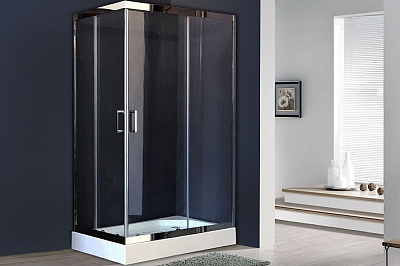 Душевой уголок Royal Bath RB 8120HP-T-CH (прозрачное) R Душевой уголок Royal Bath RB 8120HP-T-CH (прозрачное) R