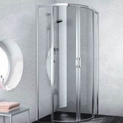 Душевой уголок Kermi Liga LI С55 09020VAK 90x90 см стекло прозрачное профиль глянцевое серебро