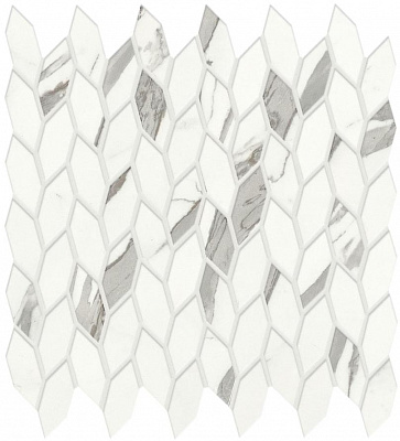 Мозаика Marvel Shine Statuario Supremo Mosaico Twist Silk 30.5x30.5