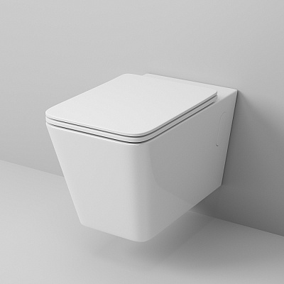 Унитаз подвесной Grossman GR-4414S безободковый с тонкой крышкой