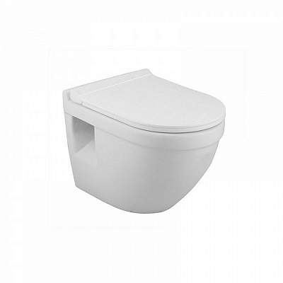 Унитаз подвесной Jaquar Solo SLS-WHT-6951 с крышкой сиденьем микролифт