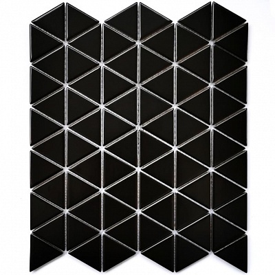 Мозаика Mosaics Reno Black Matt 25.2x29.1