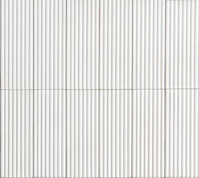 Bianco Strutt Pleat 3D Lux 7.5x20
