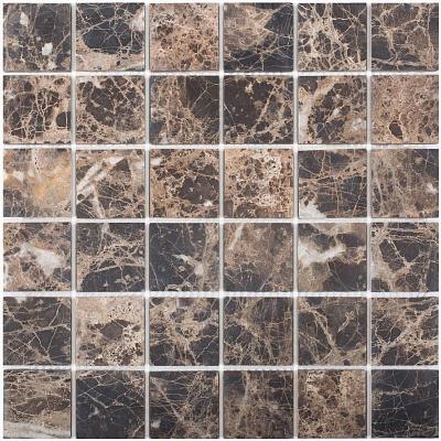 Мозаика Wild Stone Mosaic 48x48 Dark Emperador Matt 30.5x30.5