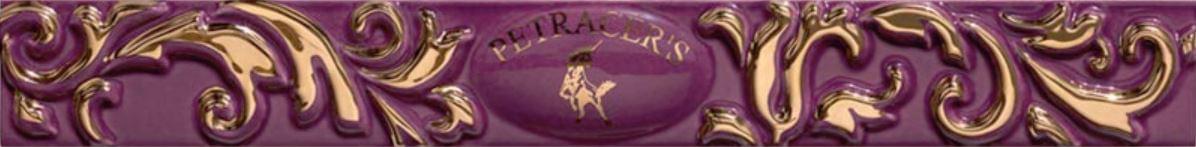 Petracers Primavera Romana Listello Logo Viola 4x32.5