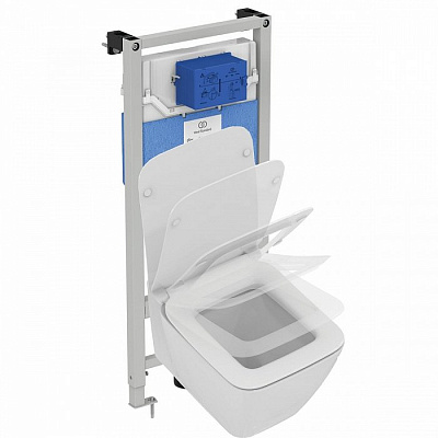 Комплект Ideal Standard Prosys Strada Ii с подвесным унитазом и инсталляцией E387001 Комплект Ideal Standard Prosys Strada Ii с подвесным унитазом и инсталляцией E387001