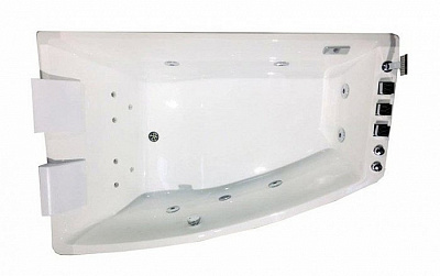 Акриловая ванна Orans OLS-BT65100X-L 170х120 см левая с гидромассажем Акриловая ванна Orans OLS-BT65100X-L 170х120 см левая с гидромассажем