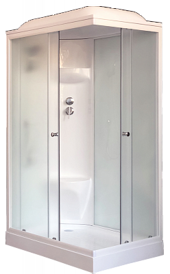 Душевая кабина Royal Bath 8120HP6-WC белое/матовое левая