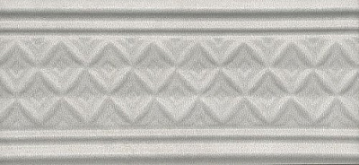 Бордюр Пикарди структура серый 6,7х15