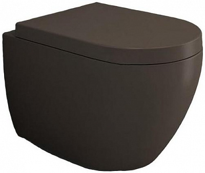 Унитаз подвесной Bocchi Venezia 1295-025-0129 кофейный Унитаз подвесной Bocchi Venezia 1295-025-0129 кофейный