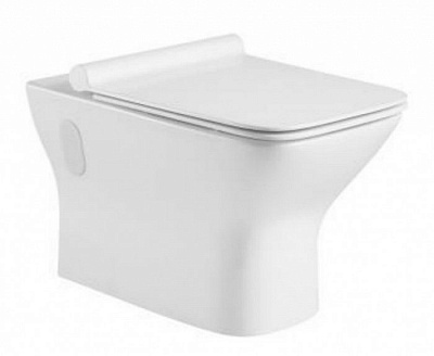 Унитаз подвесной Aquanet Cube-W CL-12248D (210761) безободковый Rimless с сиденьем Soft Close Slimseat Унитаз подвесной Aquanet Cube-W CL-12248D (210761) безободковый Rimless с сиденьем Soft Close Slimseat