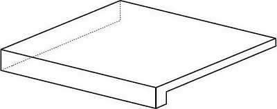 Ступень Roma Calacatta Scalino Ang Matt 33x33