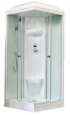 Душевая кабина Royal Bath 90HP6-WT белое/прозрачное