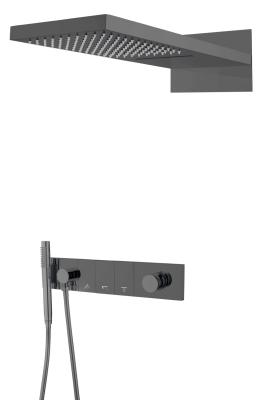 Встроенная душевая система ZODIAC, трехпозиционная Shine Gun Metal