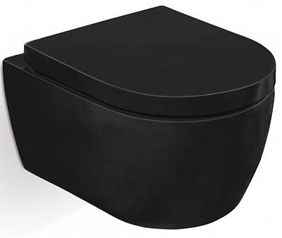 Унитаз подвесной SSWW СТ2038 Black черный Унитаз подвесной SSWW СТ2038 Black черный