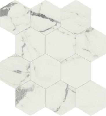 Statuario Composizione Esagono Lp 28.5x33