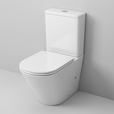 Унитаз-компакт Grossman GR-4449S безободковый с тонкой крышкой